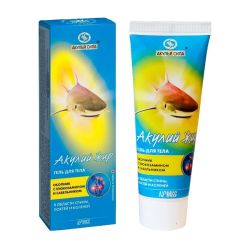 Гель д/тела в области спины, локтей и коленей "Акулий жир и Окопник с Глюкозамином и Сабельником" 75